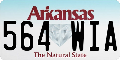 AR license plate 564WIA