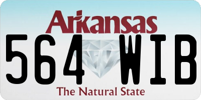AR license plate 564WIB