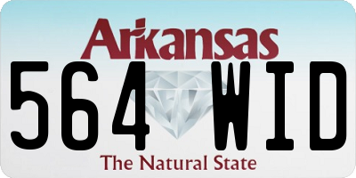 AR license plate 564WID