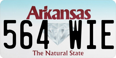 AR license plate 564WIE
