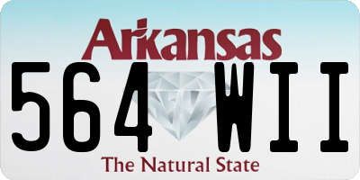 AR license plate 564WII