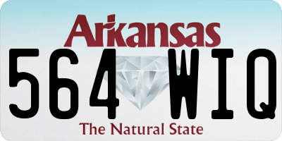 AR license plate 564WIQ