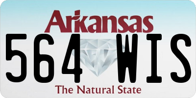 AR license plate 564WIS
