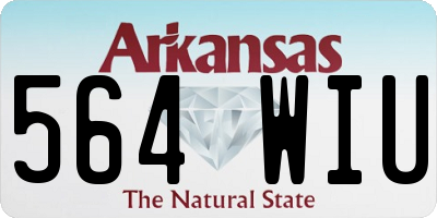 AR license plate 564WIU