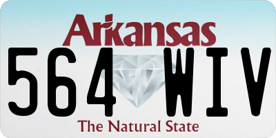 AR license plate 564WIV
