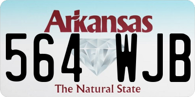 AR license plate 564WJB