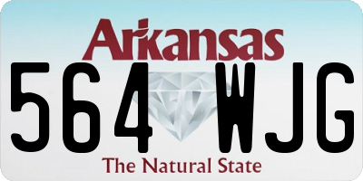 AR license plate 564WJG