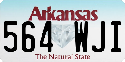 AR license plate 564WJI