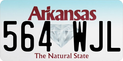 AR license plate 564WJL