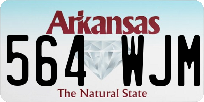 AR license plate 564WJM