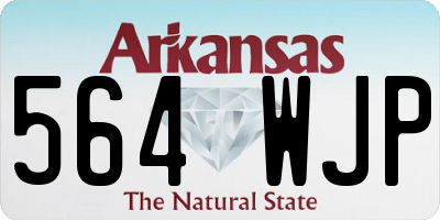 AR license plate 564WJP