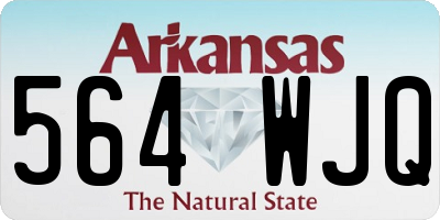 AR license plate 564WJQ