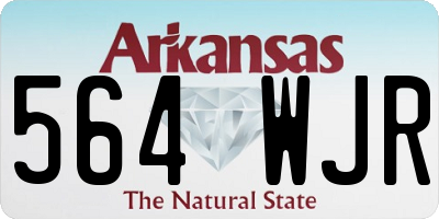 AR license plate 564WJR