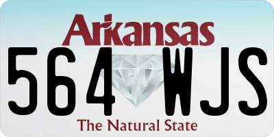 AR license plate 564WJS
