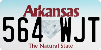 AR license plate 564WJT