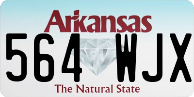 AR license plate 564WJX