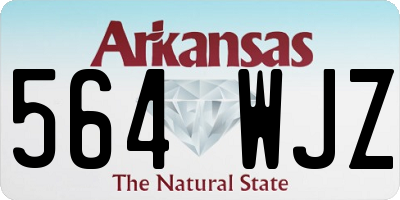 AR license plate 564WJZ