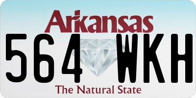 AR license plate 564WKH