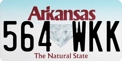 AR license plate 564WKK