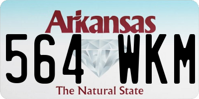 AR license plate 564WKM