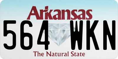 AR license plate 564WKN