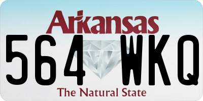 AR license plate 564WKQ