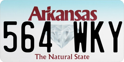 AR license plate 564WKY
