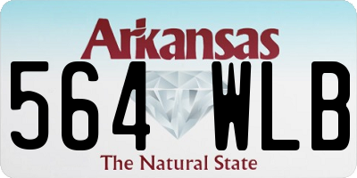 AR license plate 564WLB