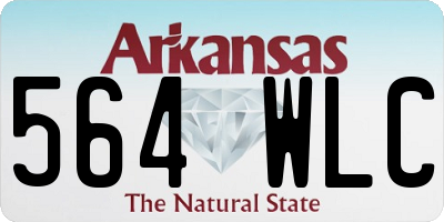 AR license plate 564WLC