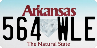 AR license plate 564WLE