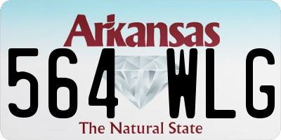 AR license plate 564WLG