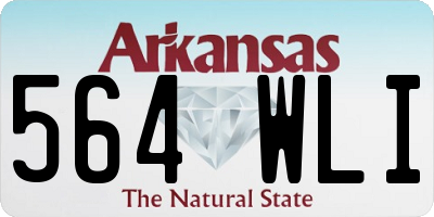 AR license plate 564WLI