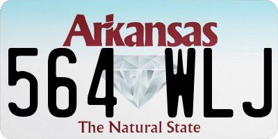 AR license plate 564WLJ
