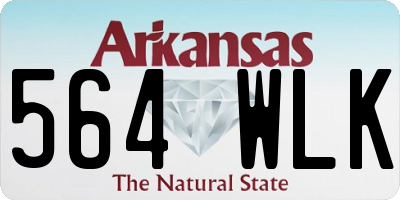 AR license plate 564WLK