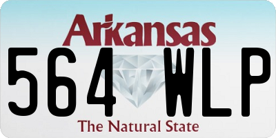 AR license plate 564WLP