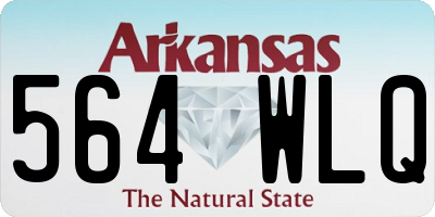 AR license plate 564WLQ