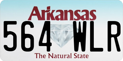 AR license plate 564WLR