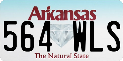 AR license plate 564WLS