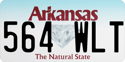 AR license plate 564WLT