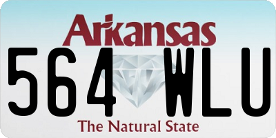 AR license plate 564WLU