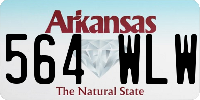 AR license plate 564WLW