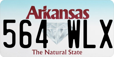 AR license plate 564WLX