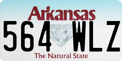 AR license plate 564WLZ
