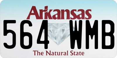 AR license plate 564WMB