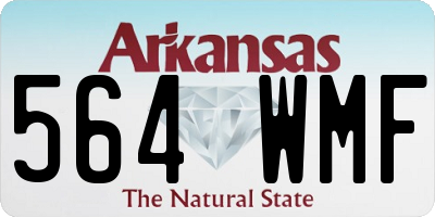 AR license plate 564WMF