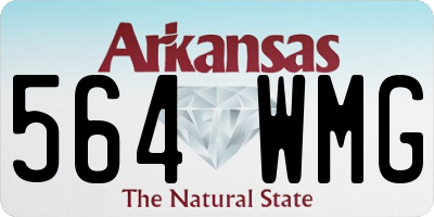 AR license plate 564WMG