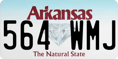 AR license plate 564WMJ