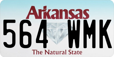 AR license plate 564WMK