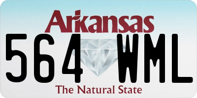 AR license plate 564WML