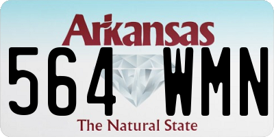 AR license plate 564WMN